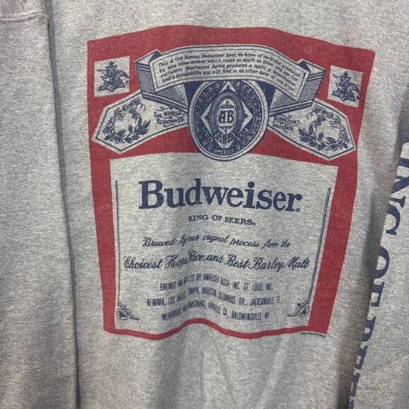 Budweiser logo crewneck size M - Picture 2 of 4